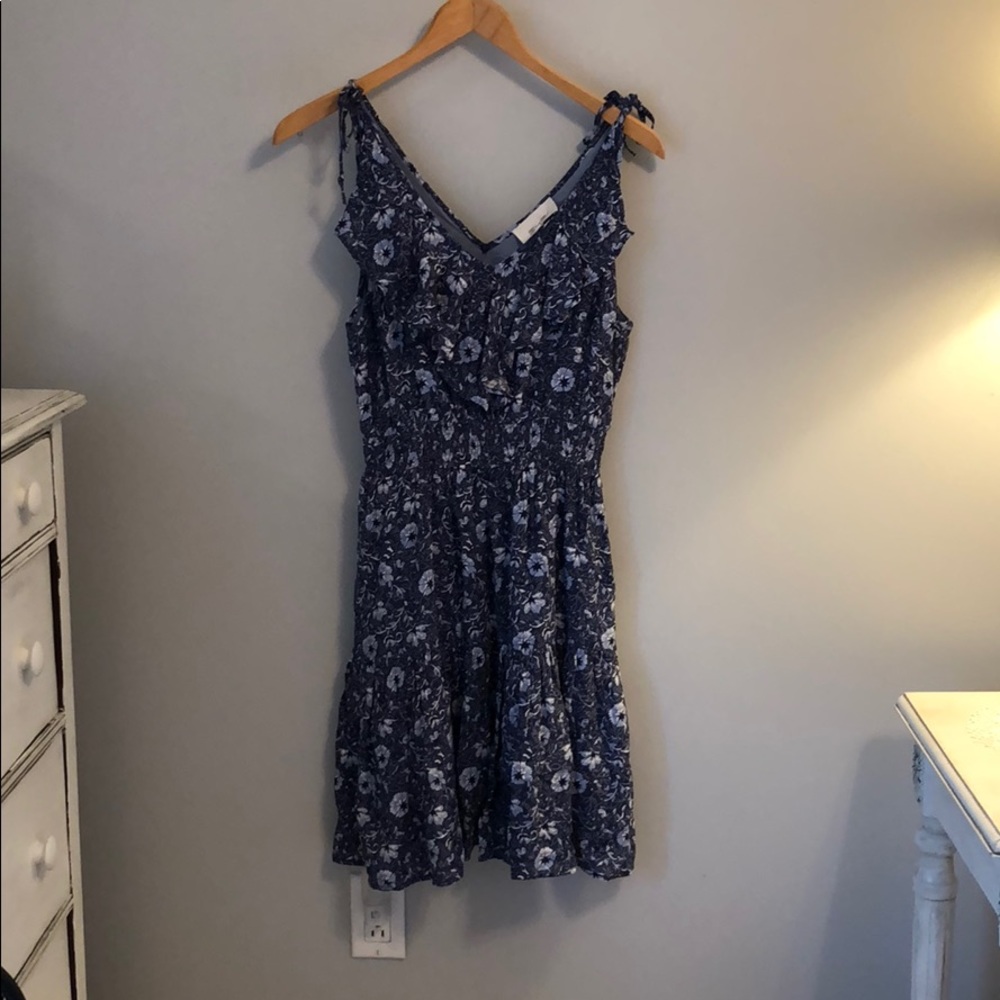 Gently Used Miss Me Blue Floral Women’s Dress